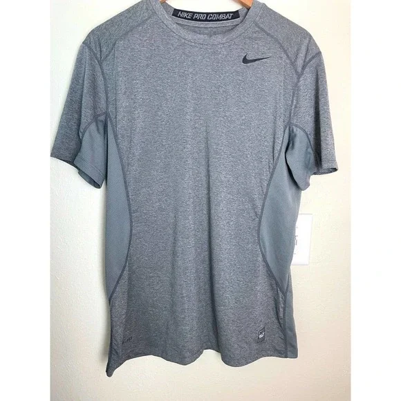 Nike Tops Nike Pro Combat Shirt Womens Large Short Sleeve